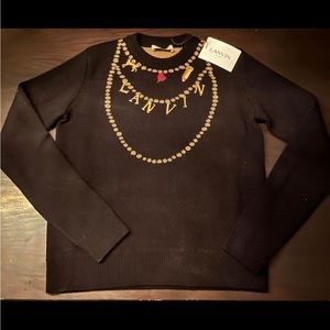 Lanvin knit chain sweater